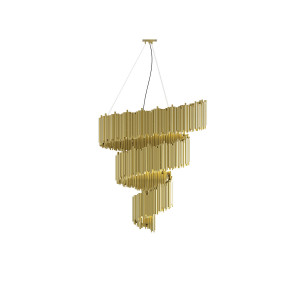 Люстры Brubeck Spiral Chandelier Covethouse DELIGHTFULL