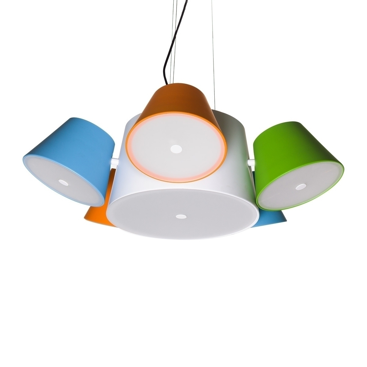 094008 Люстра 5 белый разноцветный Marset Tam Tam 