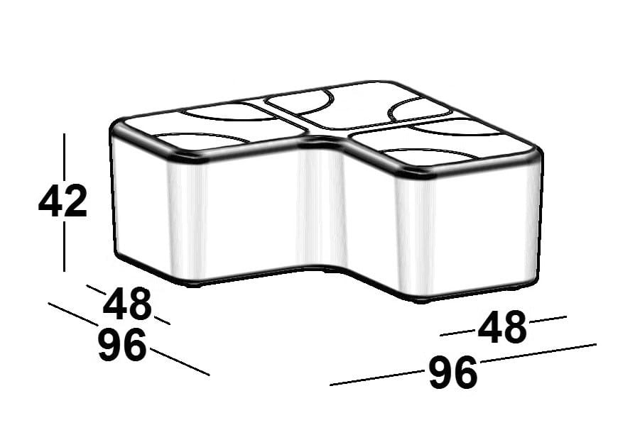 Ткань пуф Luxy пазлы ARCH-00121245 - Вид №16