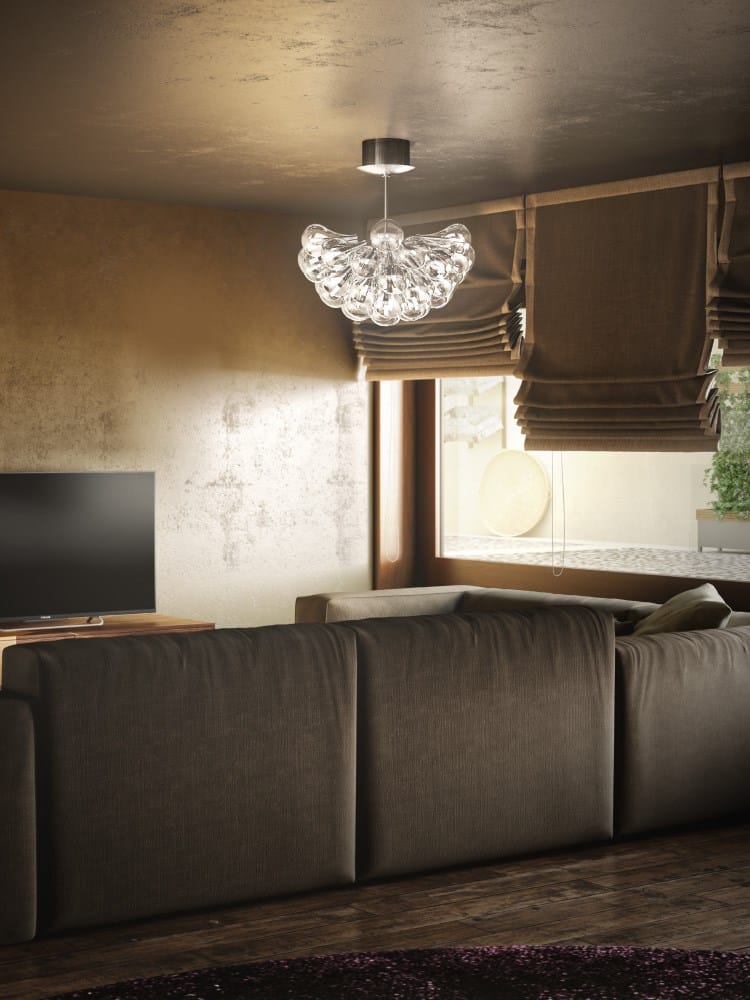 Стеклянный светодиодный потолочный светильник Alma light Подвесной светильник ARCH-00055773 - Вид №1