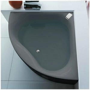 Ванна Gruppo tressee Slide V0441-SE серая угловая большая