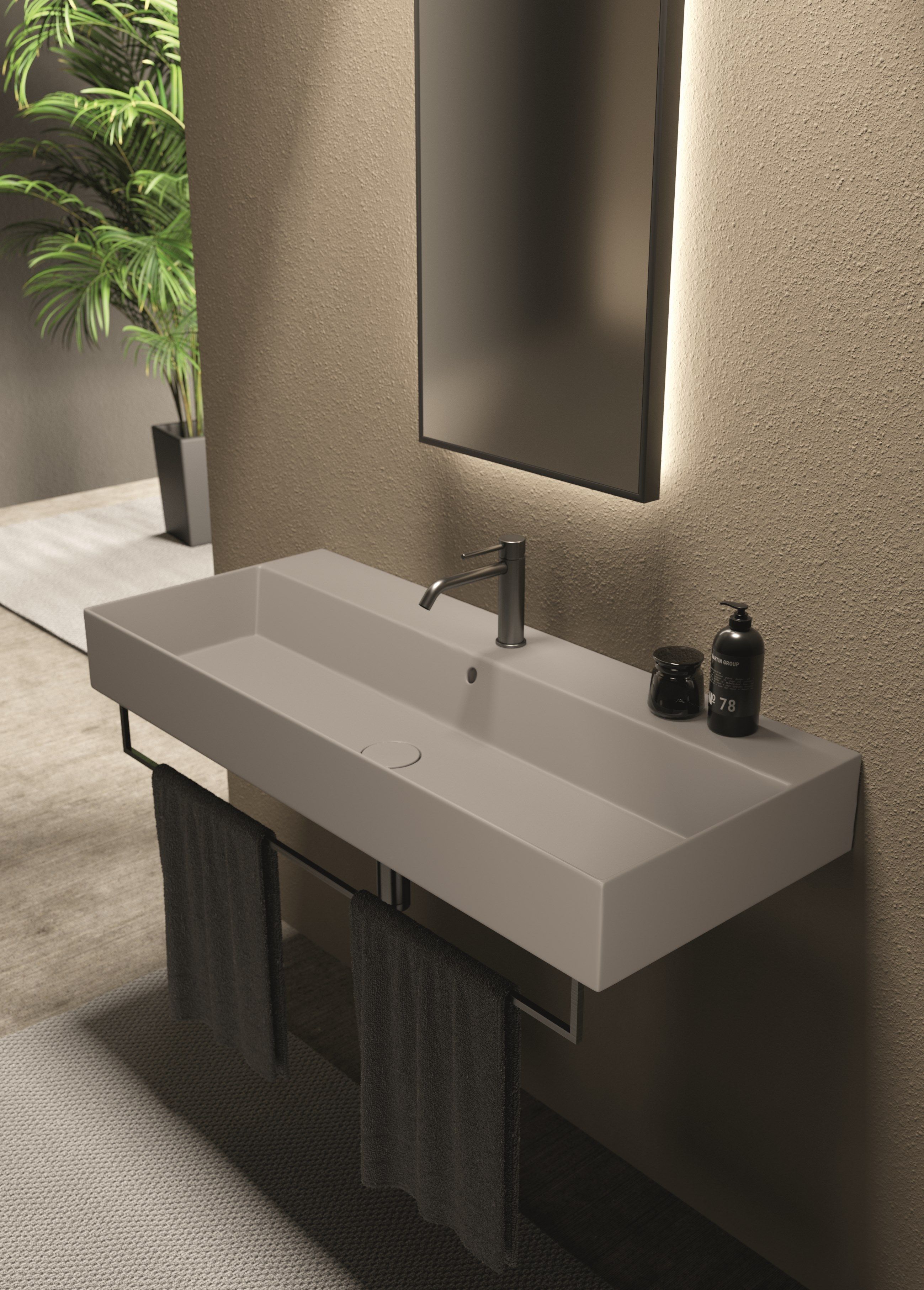 Керамическая прямоугольная столешница для мытья рук Alice Ceramica Шпион ARCH-00126165 - Вид №32