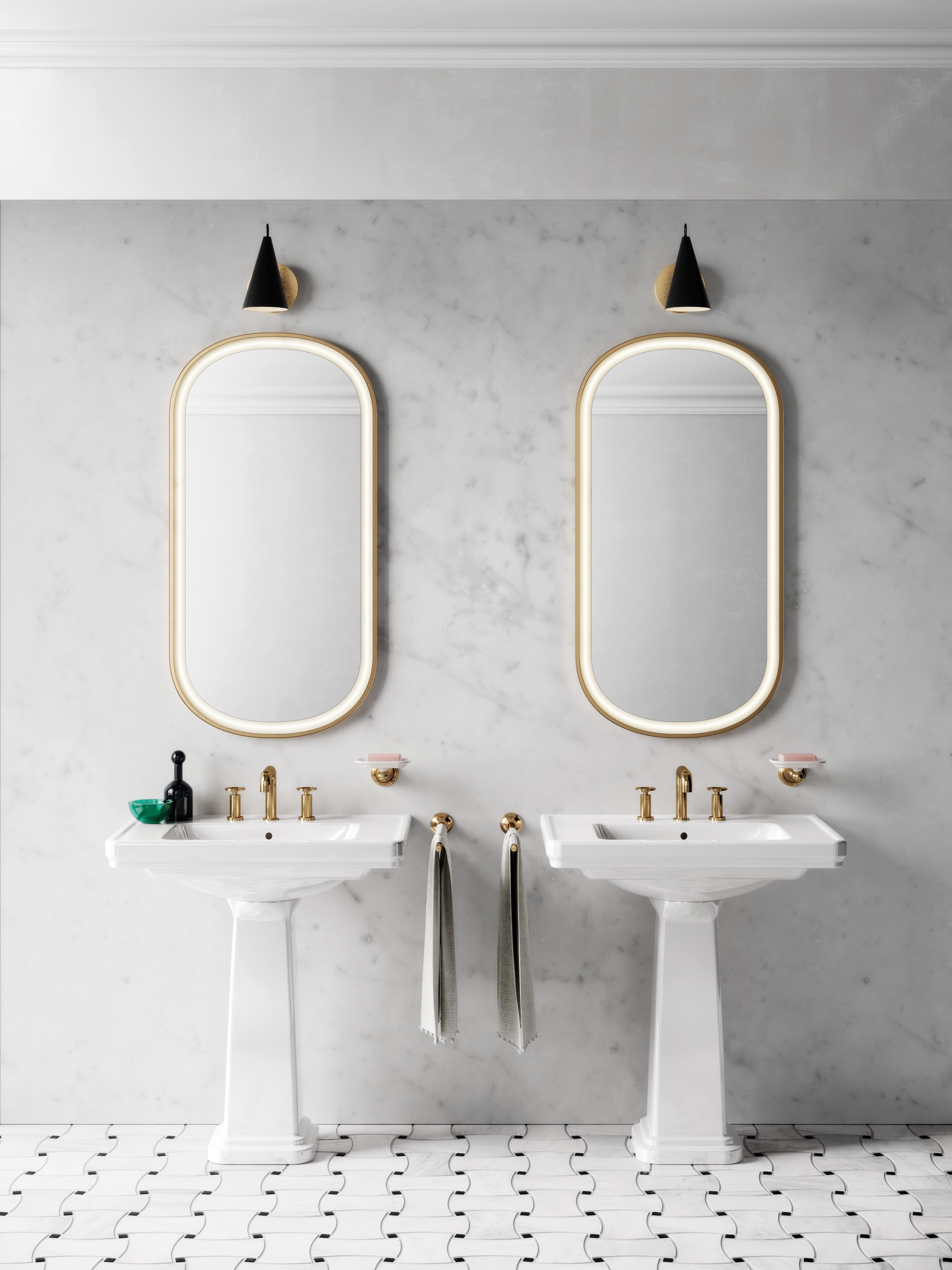 Прямоугольная подвесная раковина GSI ceramica Classic ARCH-00060546 - Вид №4