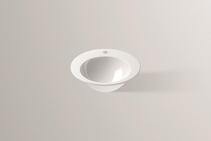 2004100000 Встраиваемая раковина, eb.k450h, белая, proshield Alape серия K 