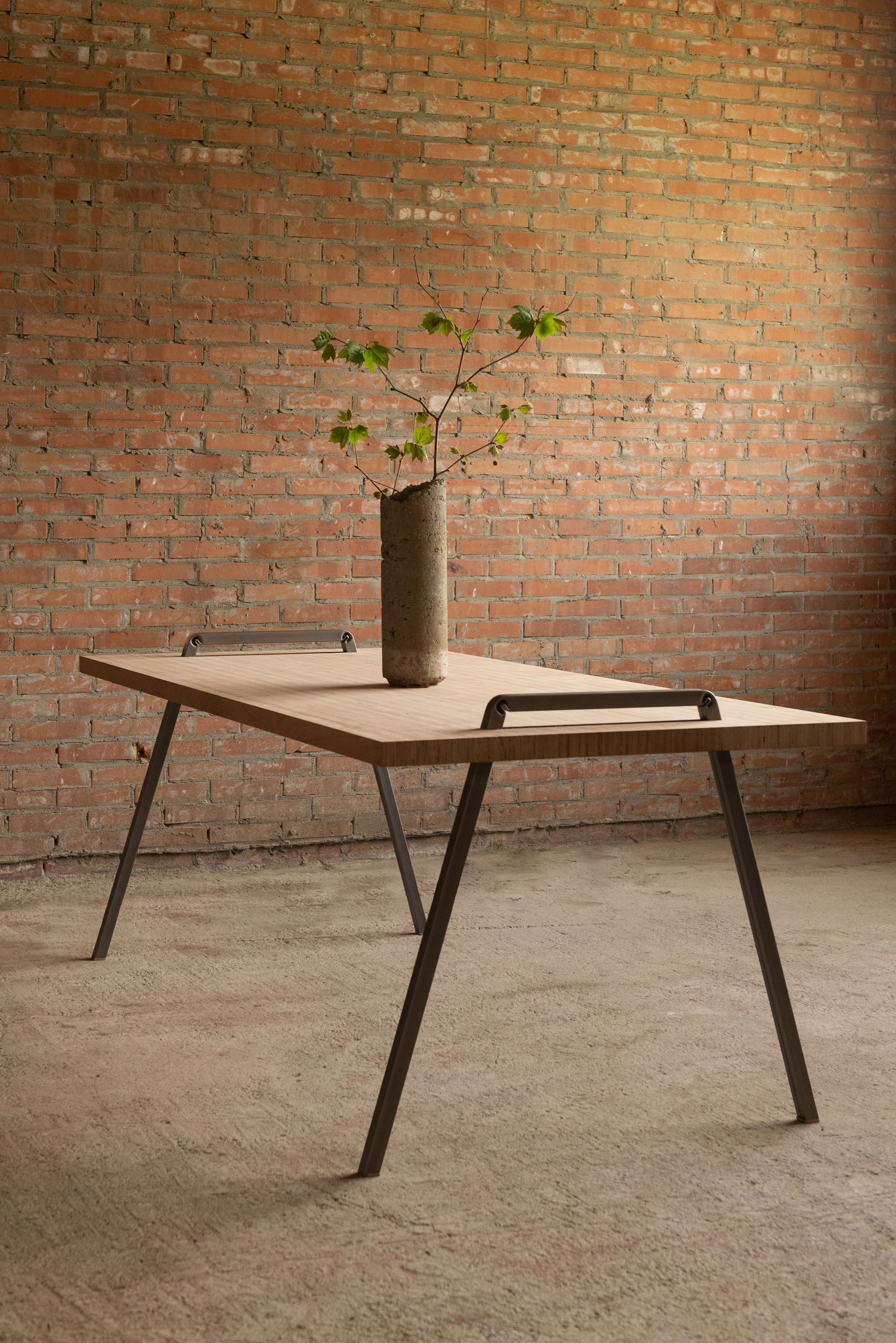 Прямоугольный стол из стали и дерева Situér LG-22 ARCH-00048355 - Вид №2