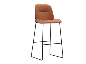 Мягкий барный табурет