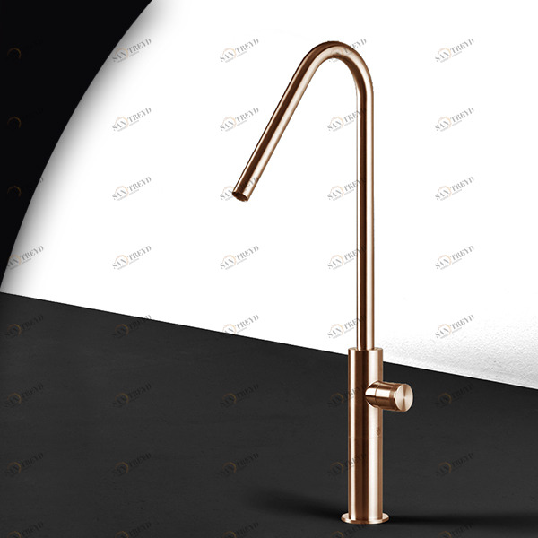 Смеситель для раковины HIRO HIR5R розовое золото Radomonte