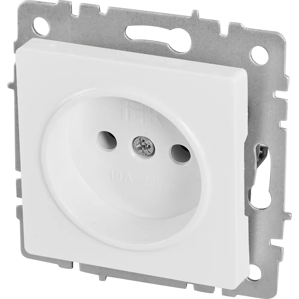 Розетка IEK Brite без заземления с защитными шторками 87761539 STLM-1107306 - Вид №1