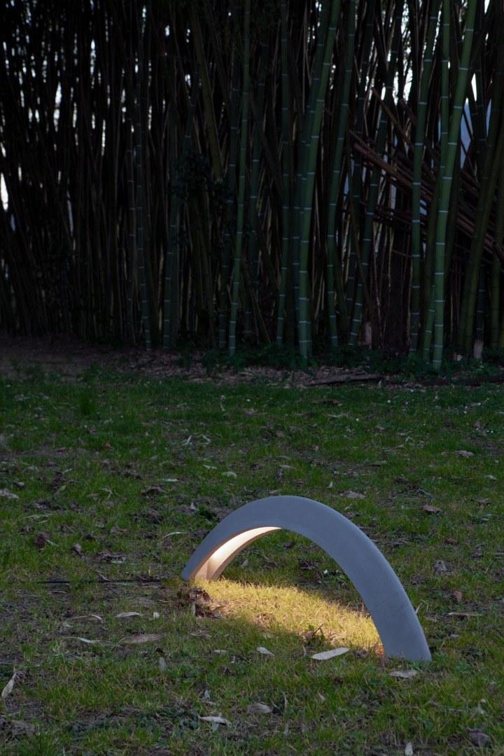 Martinelli Luce Торшер уличный светодиодный из бетона  2305/gr  - Вид №2