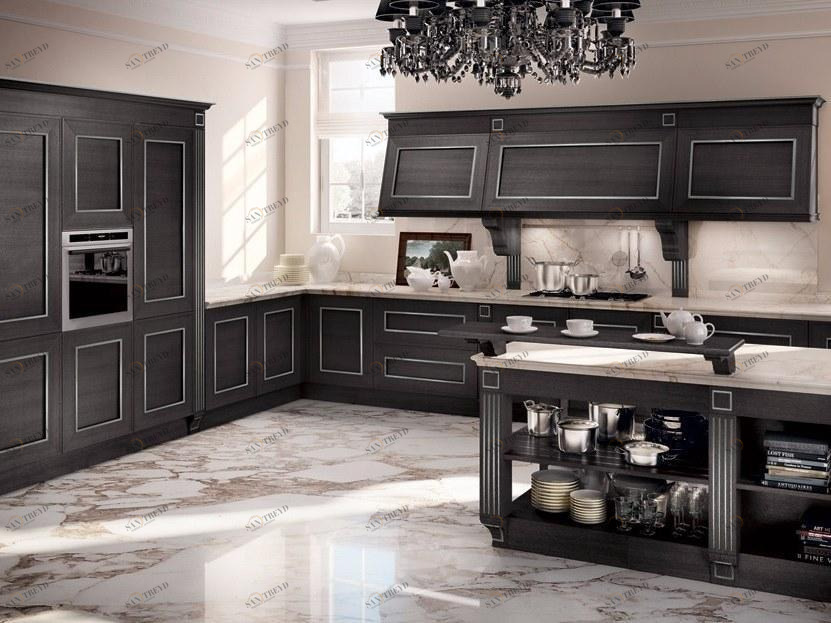 Composit Модульная кухня из шпона дерева Melograno sun-id-1362559