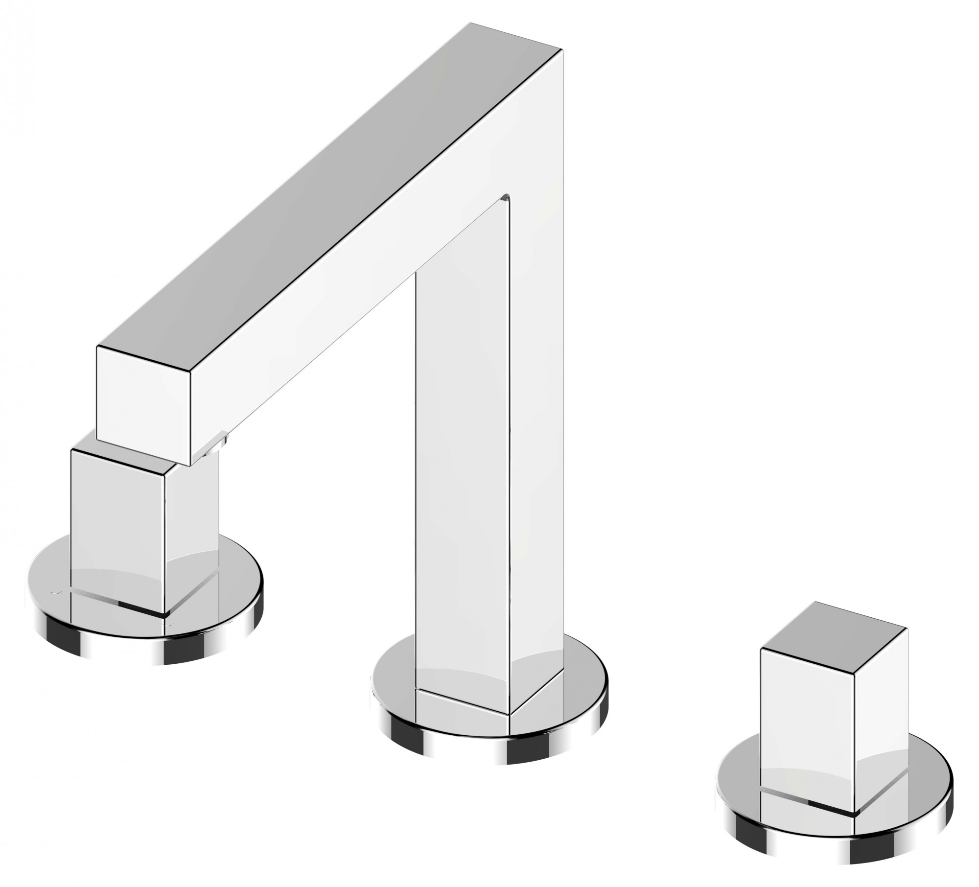 59015010000 Смеситель для умывальника на 3 отверстия 150 KEUCO Edition 90