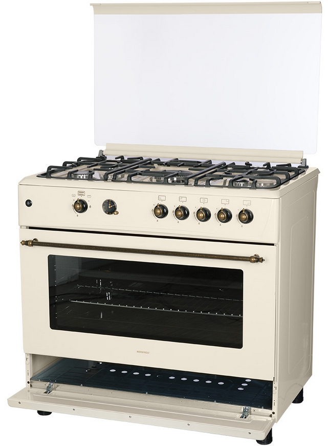 9015949 Газовая плита NORDFROST GG 9062 YR бежевый STDN-0102269 - Вид №2