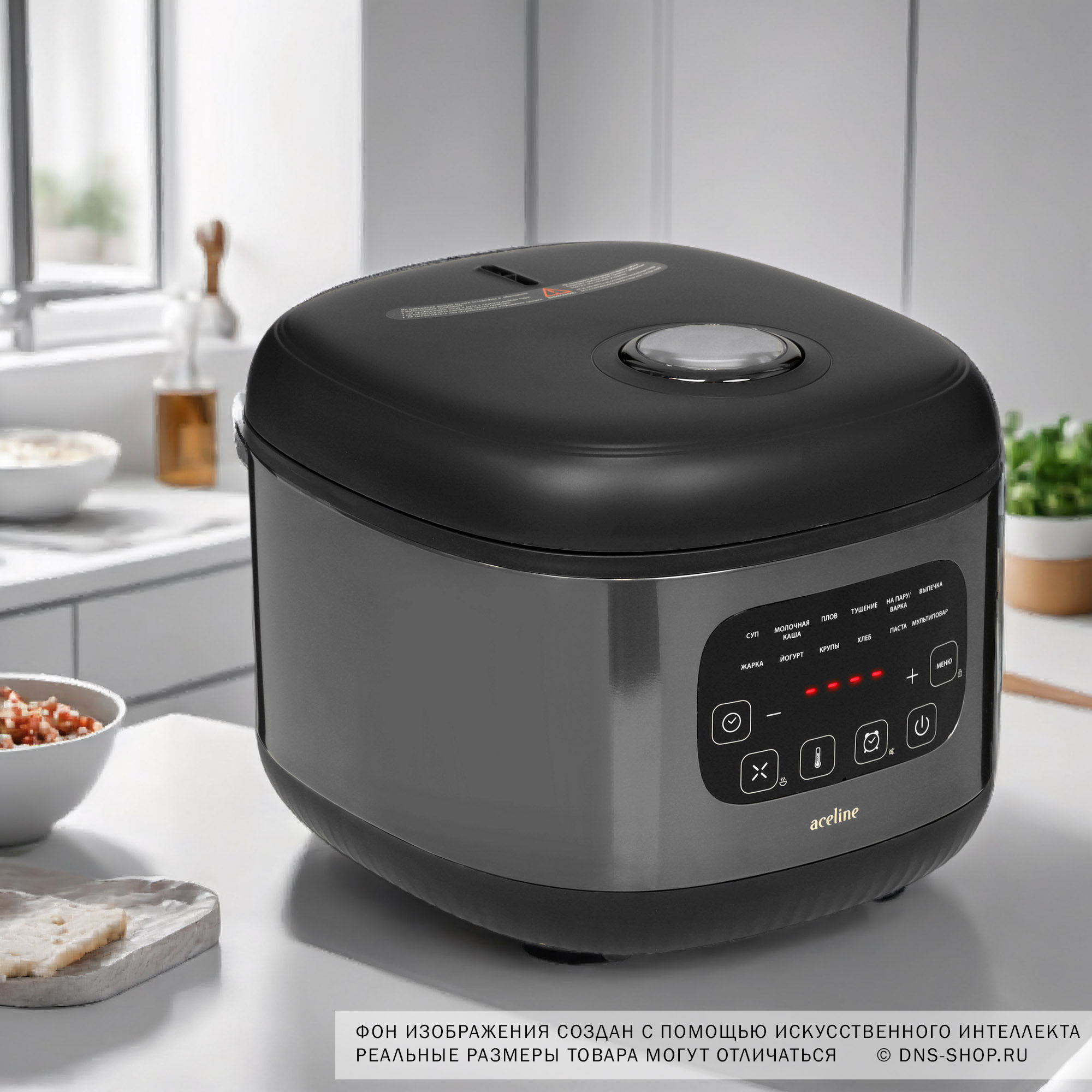 5422780 Мультиварка Aceline AMC864S черный STDN-0141119 - Вид №12