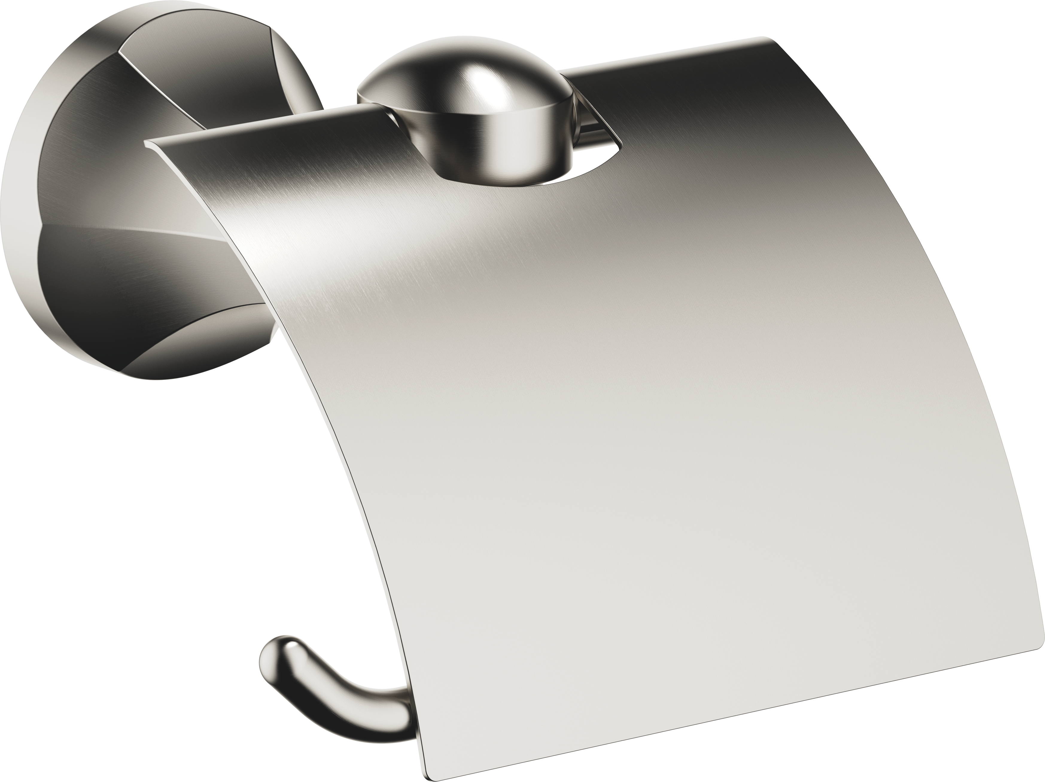 МЭДИСОН Держатель для салфеток с крышкой - матовая платина