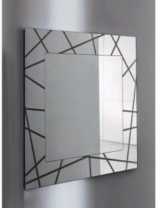 Sovet italia Квадратное настенное зеркало в раме Segment