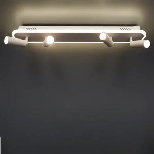 Светильник потолочный светодиодный Eurosvet 36 Вт 4 м² нейтральный белый свет, цвет чёрный