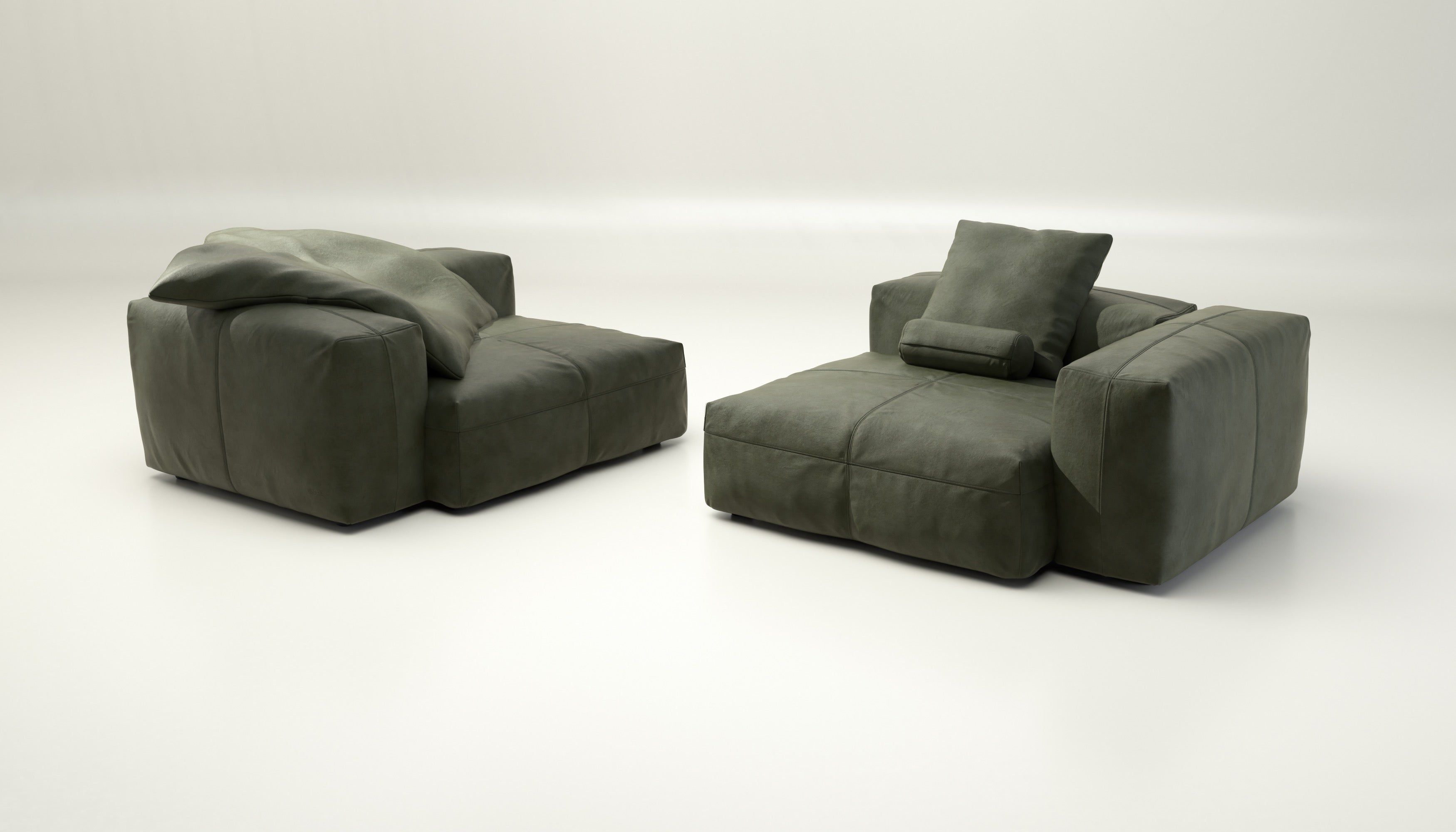 Кожаный модульный диван vetsak Leather ARCH-00046630 - Вид №7