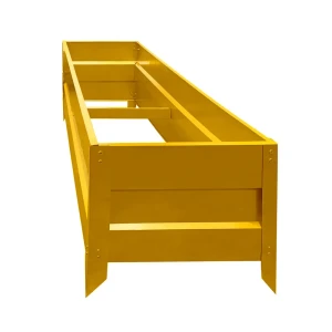 91639193 Грядка садовая оцинкованная Гласар 200x50x55 см 0492 золото STLM-0956146