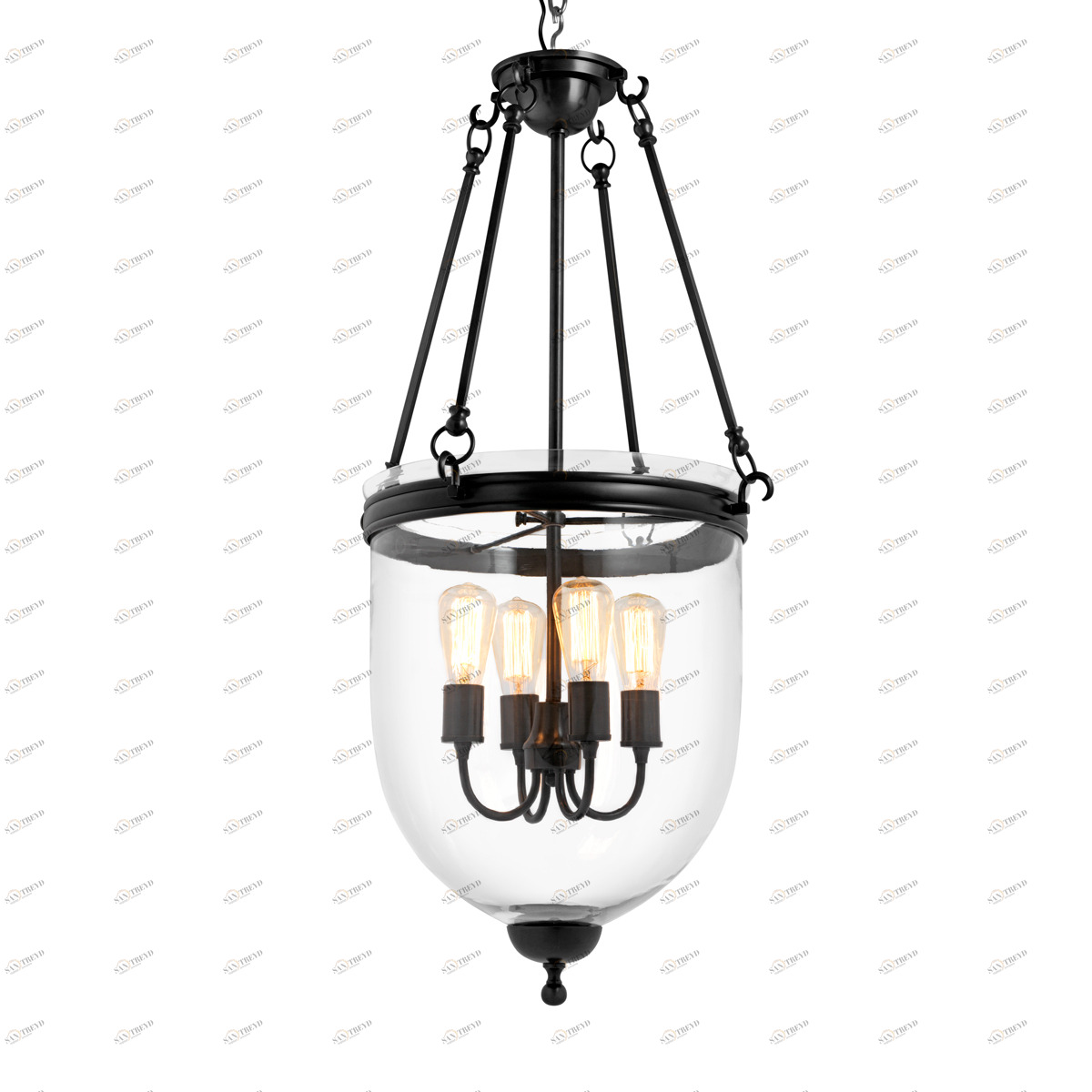 Фонарь Cameron M от Eichholtz черный 109237 EICHHOLTZ ДИЗАЙНЕРСКИЕ, EICHHOLTZ 060566 Прозрачный 