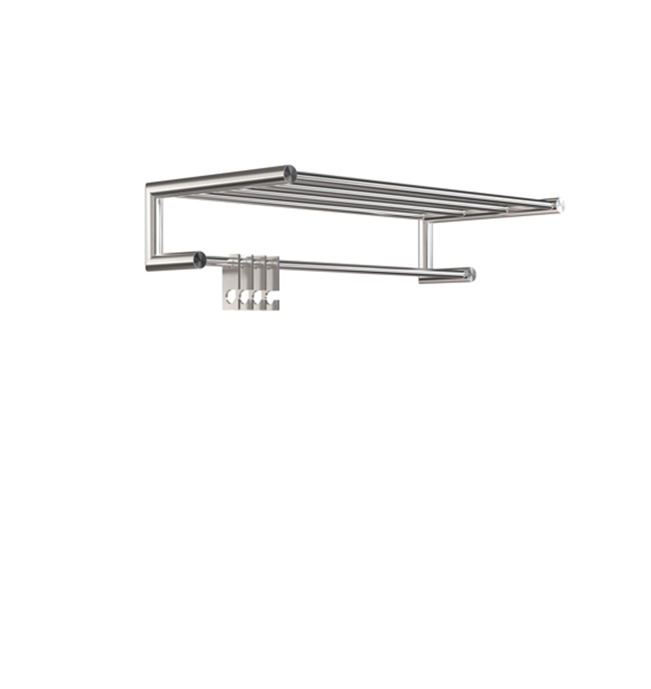 FROST Гардеробная полка 1, 60см » матовая. Нержавеющая сталь Матовый N1936  - Вид №3