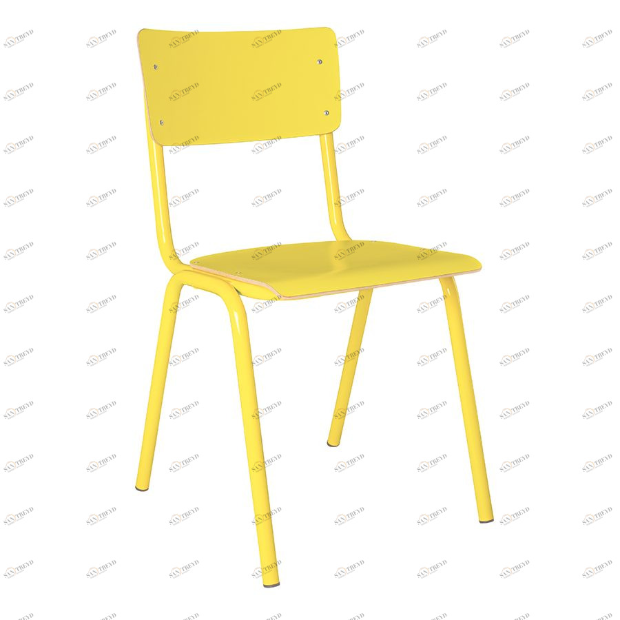 Стул Back to School желтый Zuiver 1008203