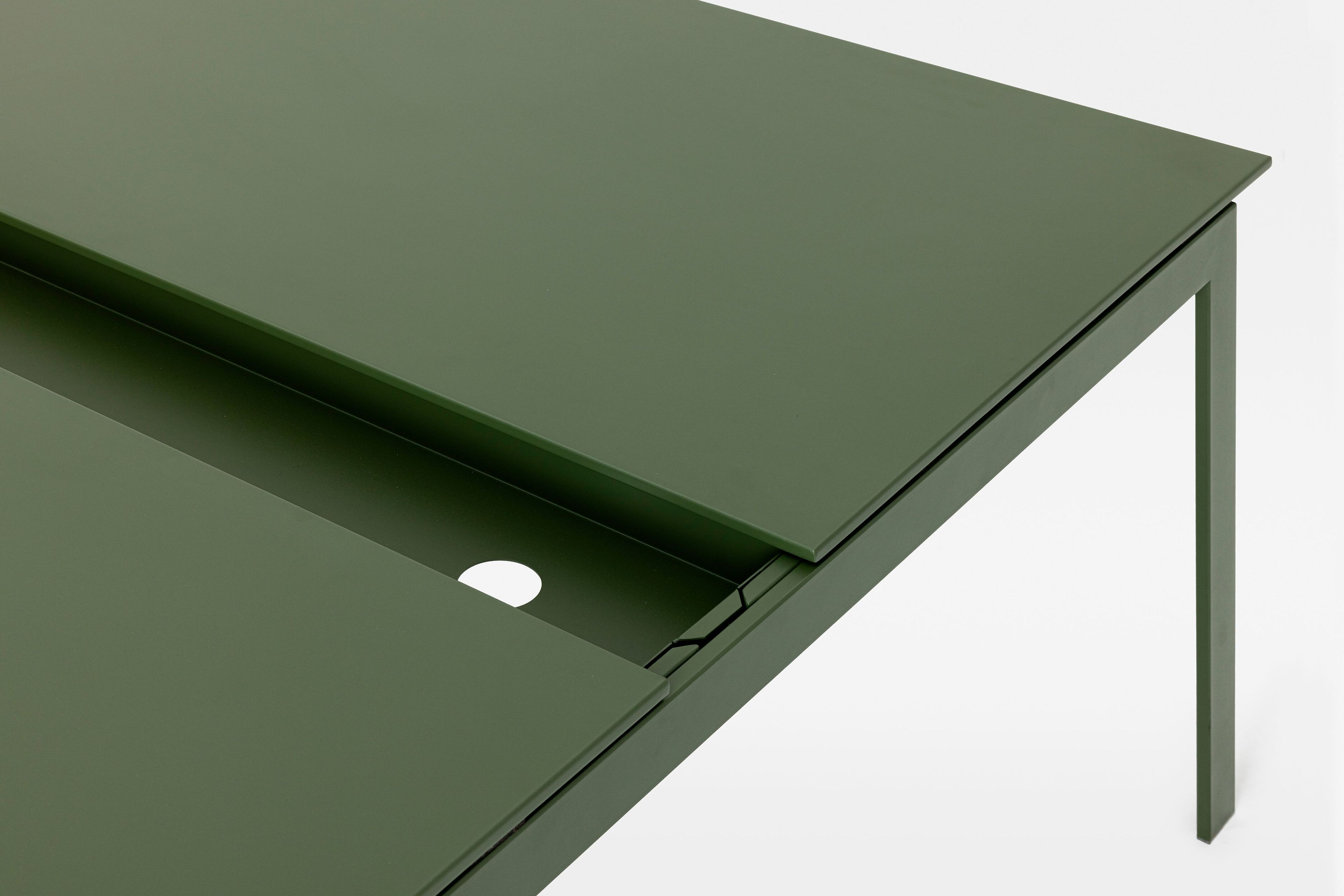 Многострочный металлический стол с системой кабельной втулки Mara фольга ARCH-00027013 - Вид №2