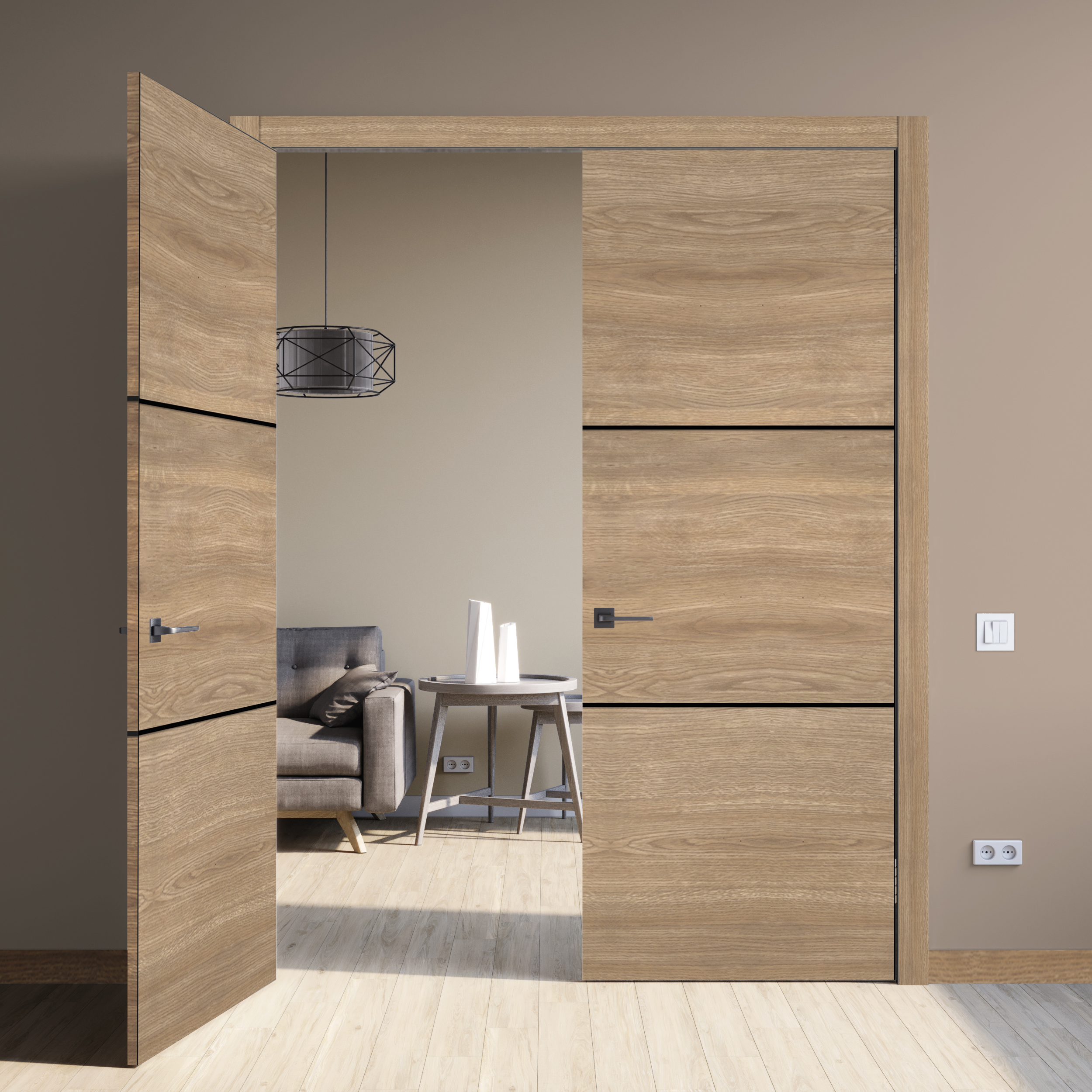 VELLDORIS Канзас - межкомнатная дверь с ПВХ покрытием 90×200 см 83577972 STLM-0042081 - Вид №6