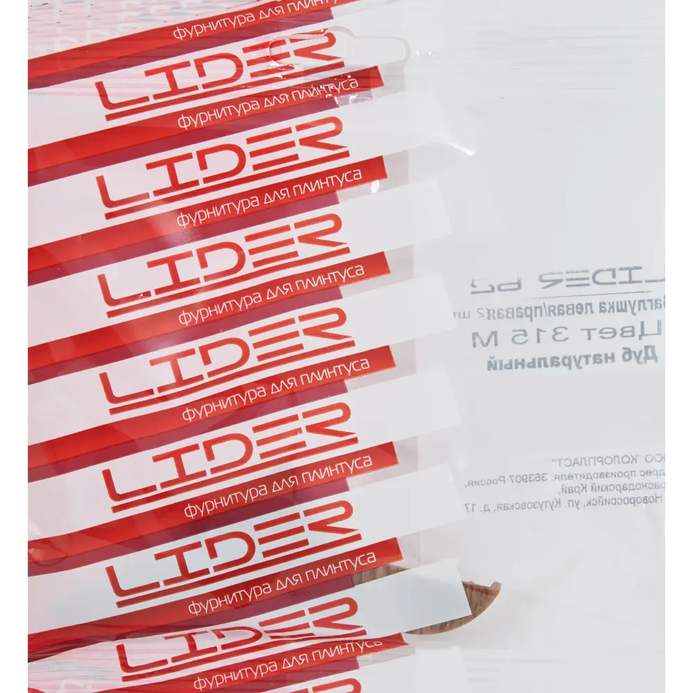 84737320 Заглушки для плинтуса «Дуб Натуральный», высота 62 мм, 2 шт. STLM-0889123 LIDER  - Вид №2