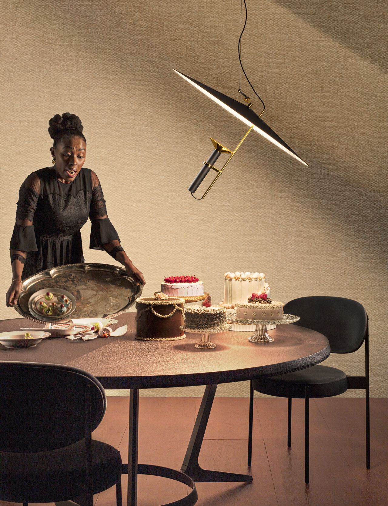 Алюминиевый подвесной светильник Stilnovo ARCH-00146572 - Вид №3