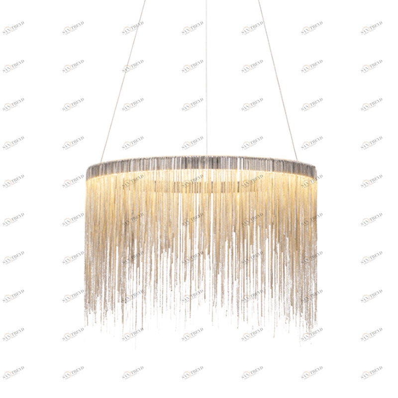 Светильник подвесной 35з50 см серебряный Delight Collection 10010P/D600 DELIGHT COLLECTION ДИЗАЙНЕРСКИЕ 00-3883141 Прозрачный;серебро 
