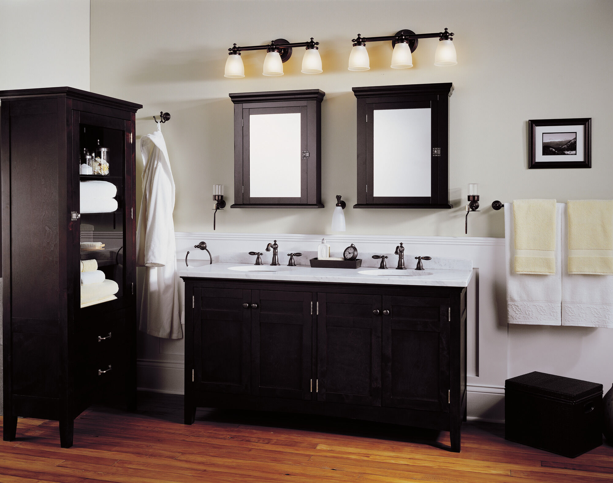 35955-RB-DST Смеситель для ванной комнаты с двумя ручками Delta Faucet Victorian Венецианская бронза - Вид №1