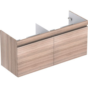 869532000 Шкафчик для двойной встраиваемой раковины Geberit Renova Plan, с двумя выдвижными ящиками и двумя внутренними выдвижными ящиками Geberit
