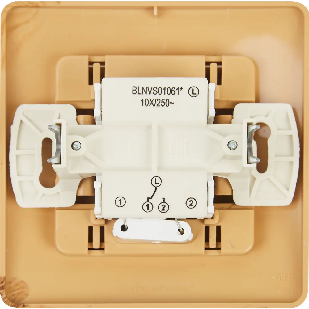 Переключатель встраиваемый Systeme Electric Blanca 1 клавиша с подсветкой цвет ясень 84502367 STLM-2018150 - Вид №2