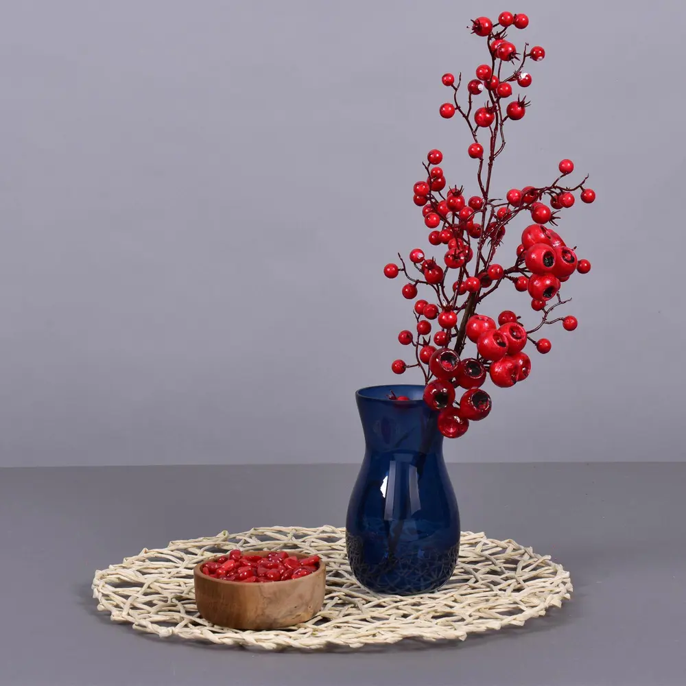 Ваза Santreyd Ультрамариновое море - стеклянная декоративная для цветов 88452281 STLM-0825900 - Вид №3