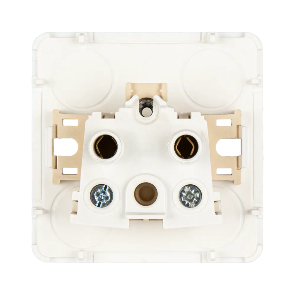 Розетка SYSTEME ELECTRIC Этюд для открытого монтажа в кремовом корпусе 11402080 STLM-1335884 - Вид №4