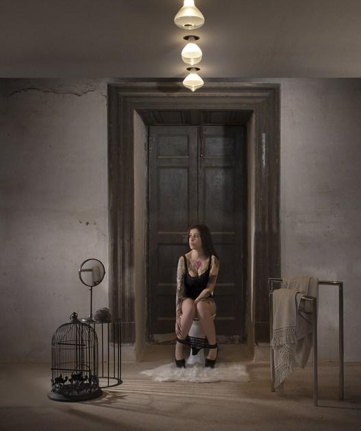 Karman Светодиодный потолочный светильник из сатинированного стекла Makeup sun-id-1486598 - Вид №8