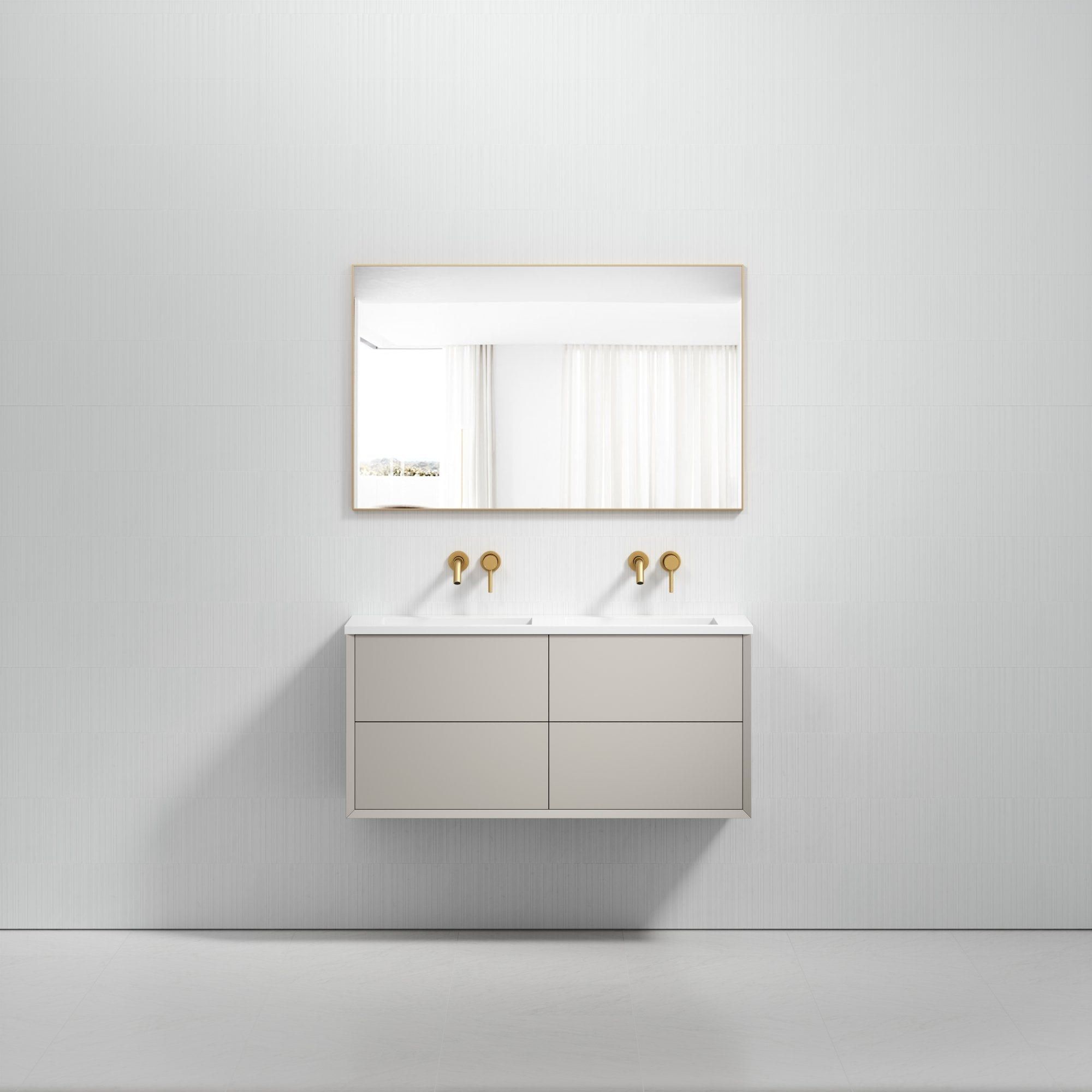 Двойной деревянный шкаф для умывальника со встроенной раковиной LUSSO Volini ARCH-00033994 - Вид №14