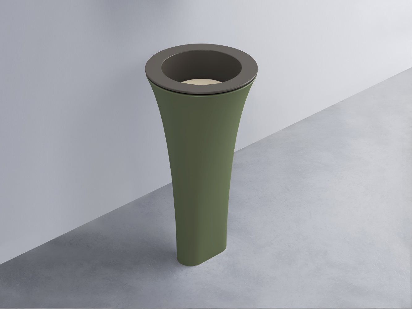 AMLA45-FN+AMPILT-LN+AMCOLT-AG Раковина Amedeo Tondo отдельностоящая cielo Enjoy + Amedeo Ceramica Cielo