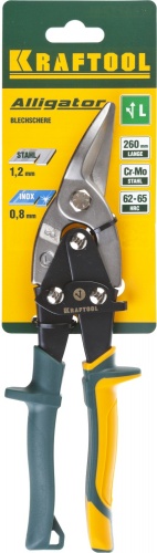 Ножницы по металлу 260мм левый KRAFTOOL Alligator 12584 - Вид №2