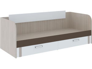 90584075 Кровать подростковая Walker 205.6x74.4x85 см цвет ясень шимо светлый STLM-0295176 РИННЭР