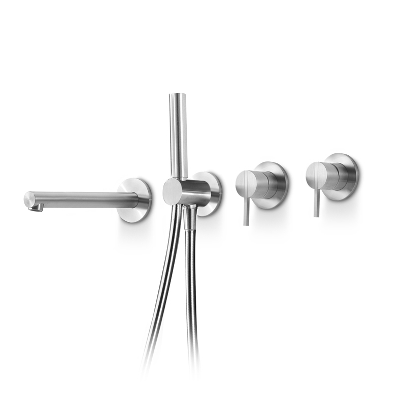 STY 230 Настенный Модуль С Душем И Бочкой Linki STYLO Сатиновая Сталь STY 230 S 186