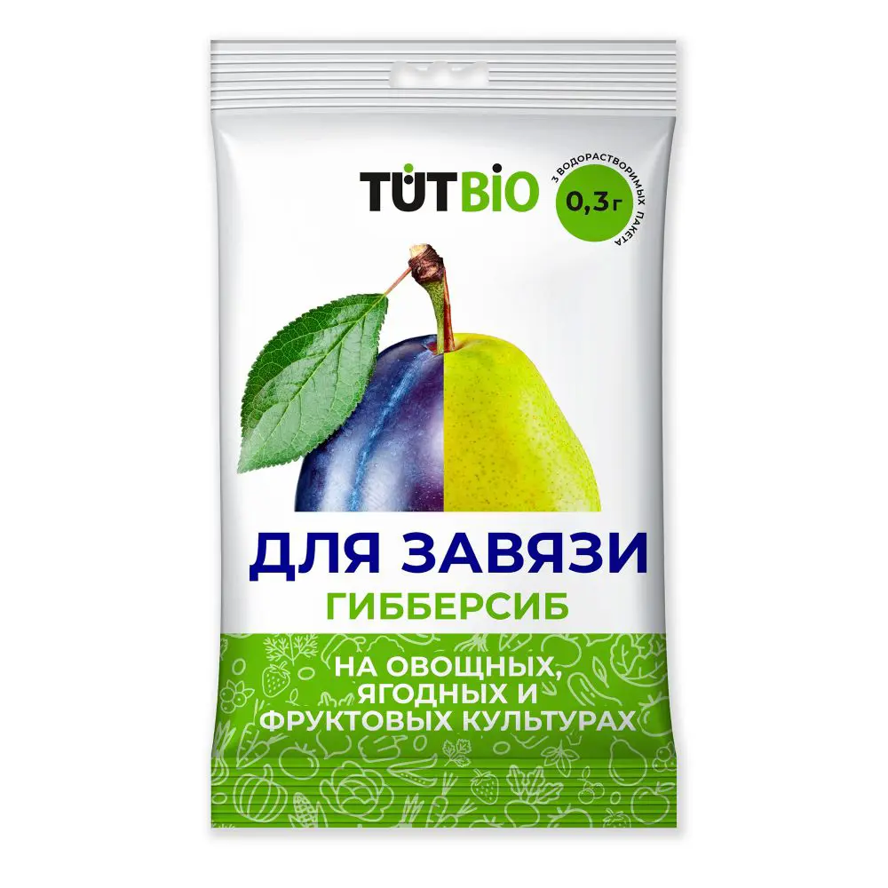 Стимулятор гибберсиб для завязи универсальный 0.1 г 3 шт. 89404137 STLM-2005729 Santreyd 