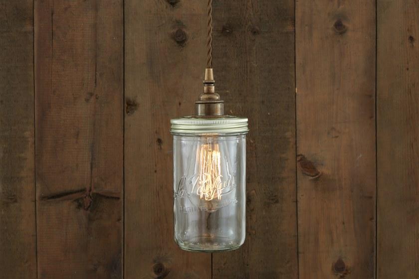Mullan Lighting Подвесной светильник ручной работы с прямым светом Jam jar Mlp027  - Вид №6