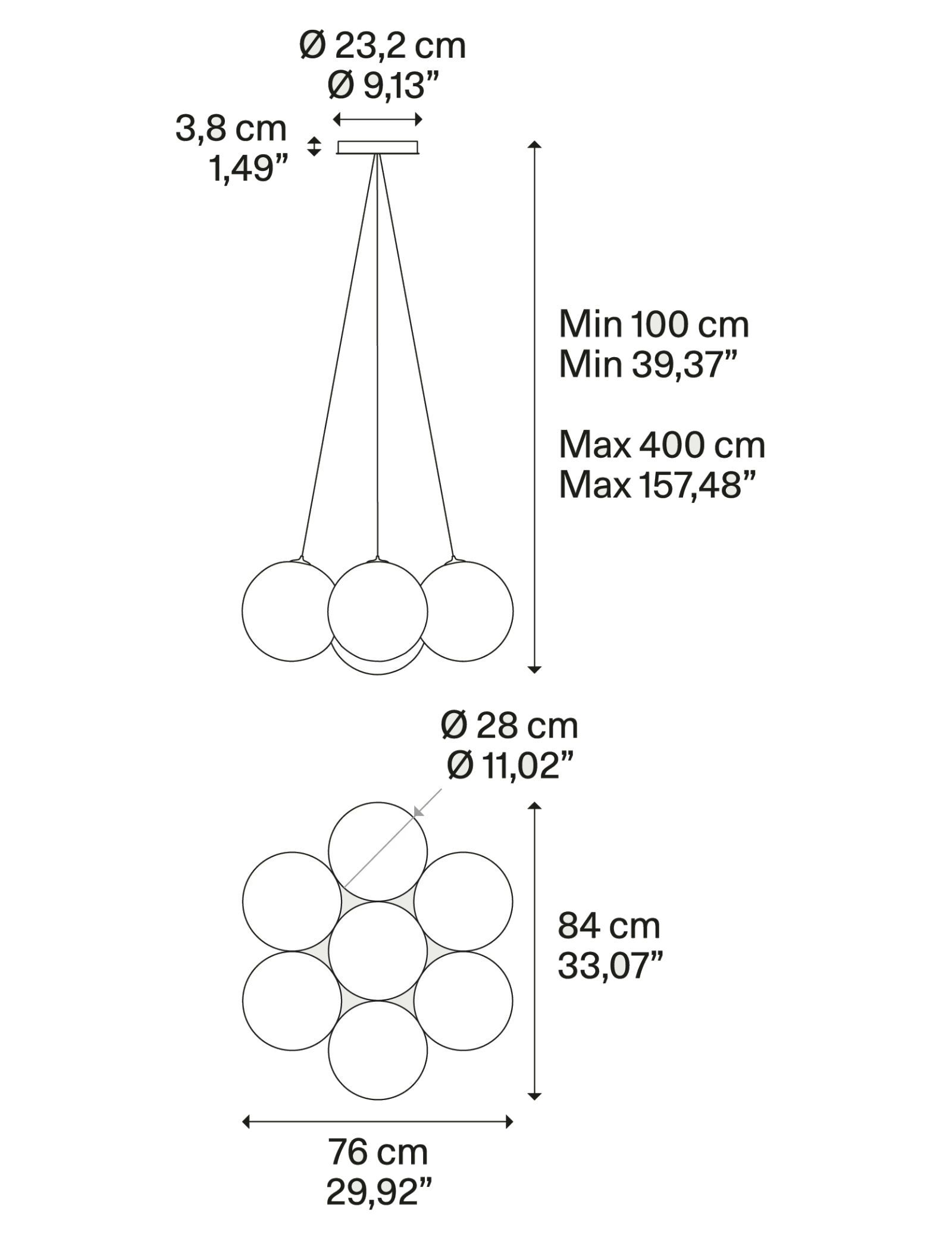 Выдувное стекло светодиодный подвесной светильник Lodes ARCH-00026796 - Вид №8