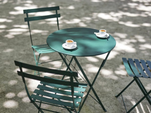Стальной складной садовый стул