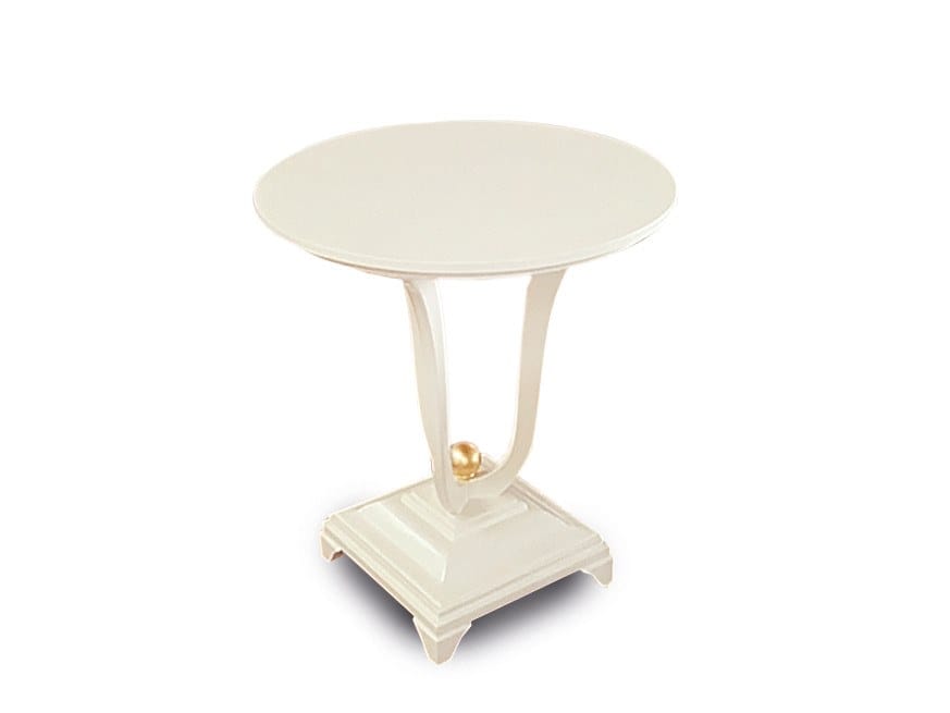 Круглый деревянный журнальный столик CASA +39 Gold ARCH-00147756 - Вид №1