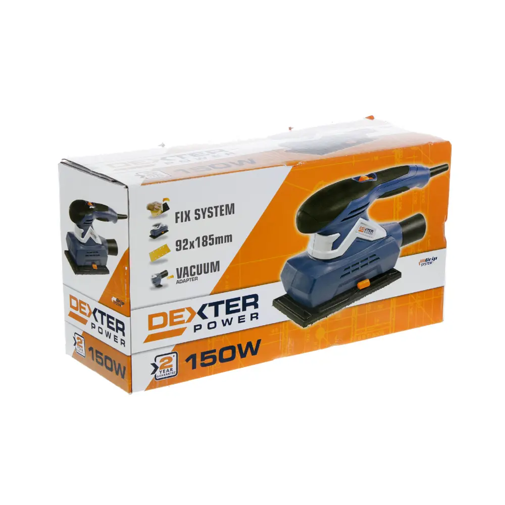 Вибрационная шлифовальная машина Dexter, 150 Вт, 185 мм DEXTER POWER STLM-2170434 - Вид №4