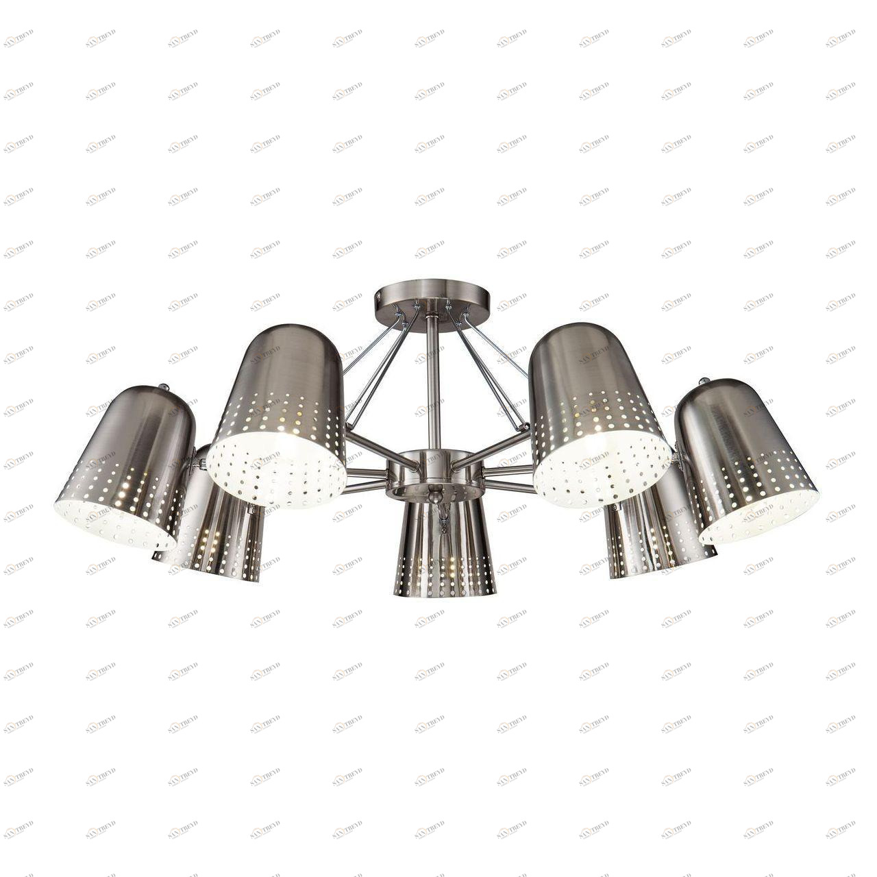 Потолочная люстра Freya Janet FR5002CL-07N FREYA ДИЗАЙНЕРСКИЕ, JANET 220250 Белый;серебро 