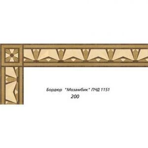 Художественный паркет Da Vinci Паркетный Бордюр 26-100 Орех Европейский (Грецкий) Селект (Гладкая) х мм.