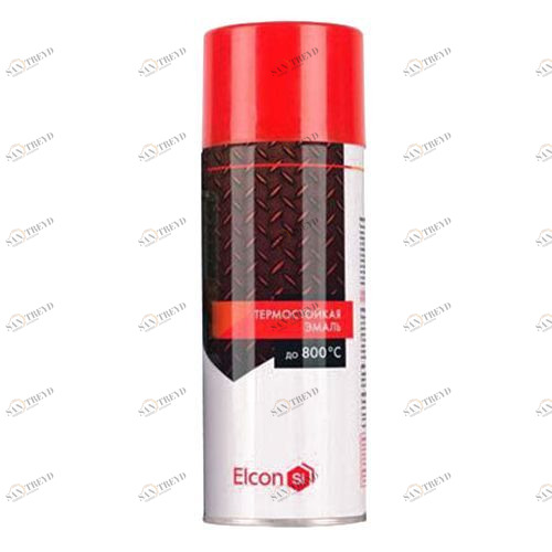 Эмаль термостойкая Elcon +650 серебристо-серая аэрозоль 520 мл Santreyd 2610